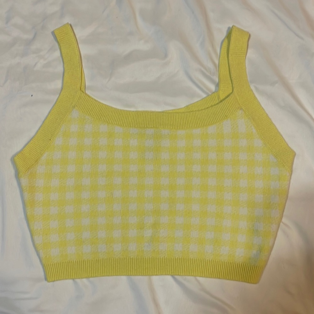 Sweater crop top forever 21